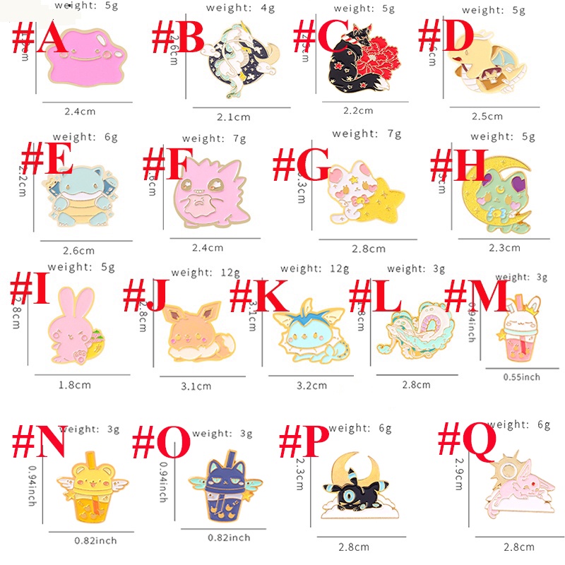 Huy Hiệu Cài Áo Hình Động Vật Dễ Thương