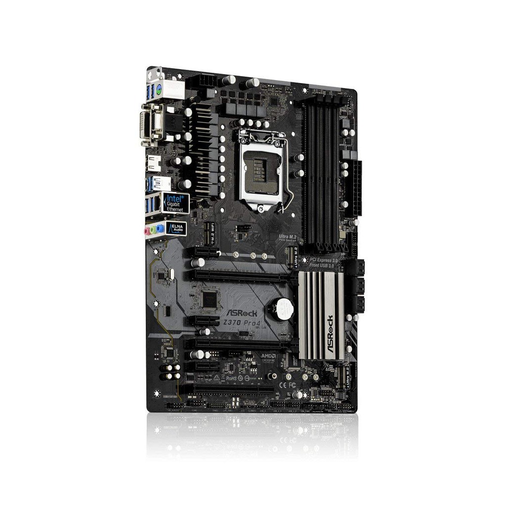 Bo Mạch Chủ-Mainboard ASROCK Z370 Pro4 (LGA1151v2-CoffeeLake)