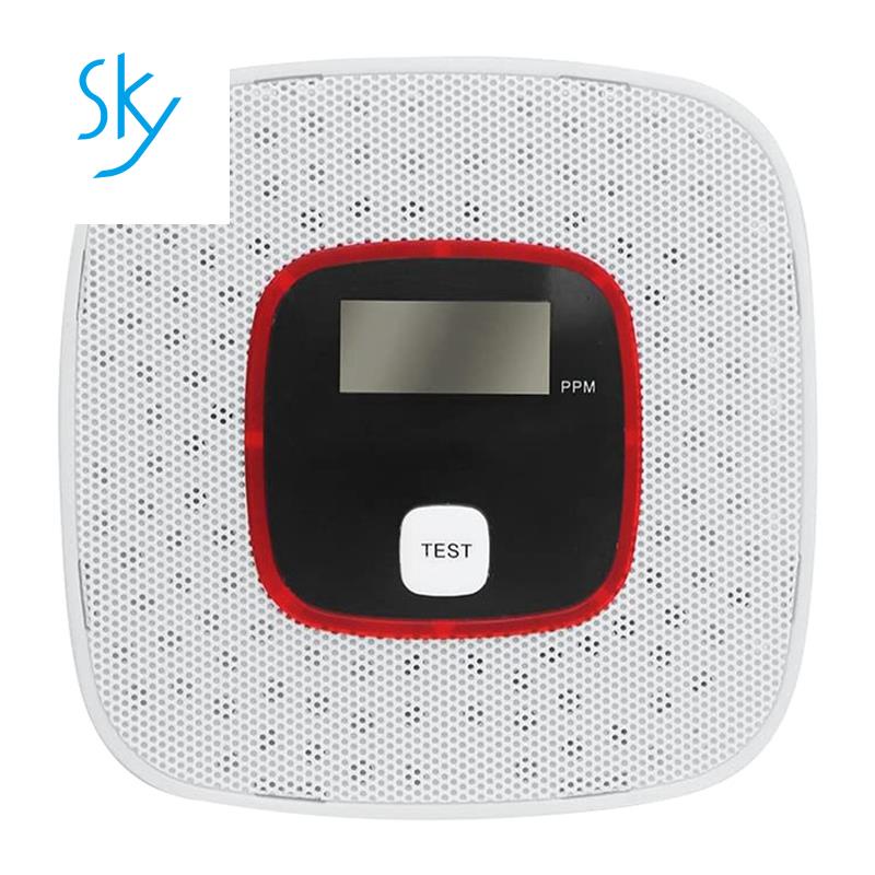 Combination Carbon Monoxide Alarm,LCD CO Carbon Monoxide Gas Alarm Sensor Poisoning Gas Tester Detector