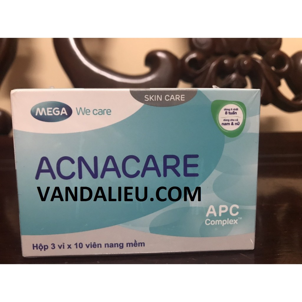 ACNACARE- Viên uống ngừa mụn - hộp 30 viên