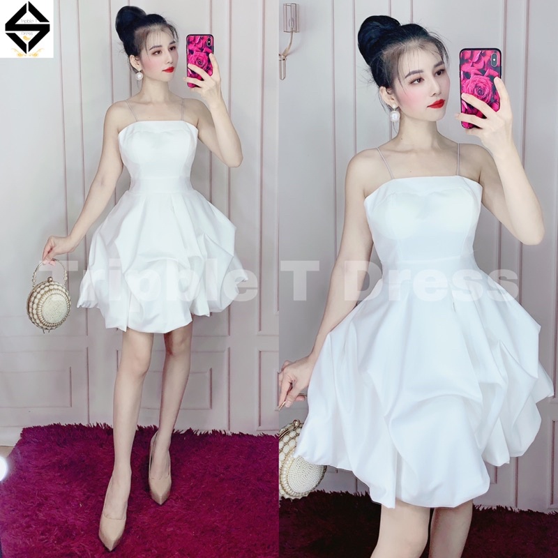 Đầm xoè phồng bí siêu xinh TRIPBLE T DRESS -Size M/L - MS97H597