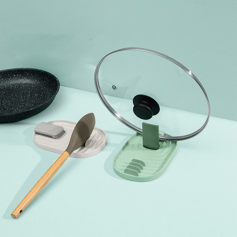 Khay để vung nồi muôi thìa đũa - Giá để dụng cụ nhà bếp bằng nhựa chịu nhiệt, chống trượt, dễ làm sạch | BigBuy360 - bigbuy360.vn