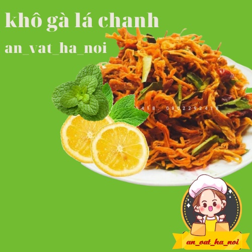 [500g ] Khô Gà Lá Chanh Xé Cay ăn là mê -Thế Giới Đồ Ăn Vặt- Ăn Vặt Hà Nội 96 | BigBuy360 - bigbuy360.vn