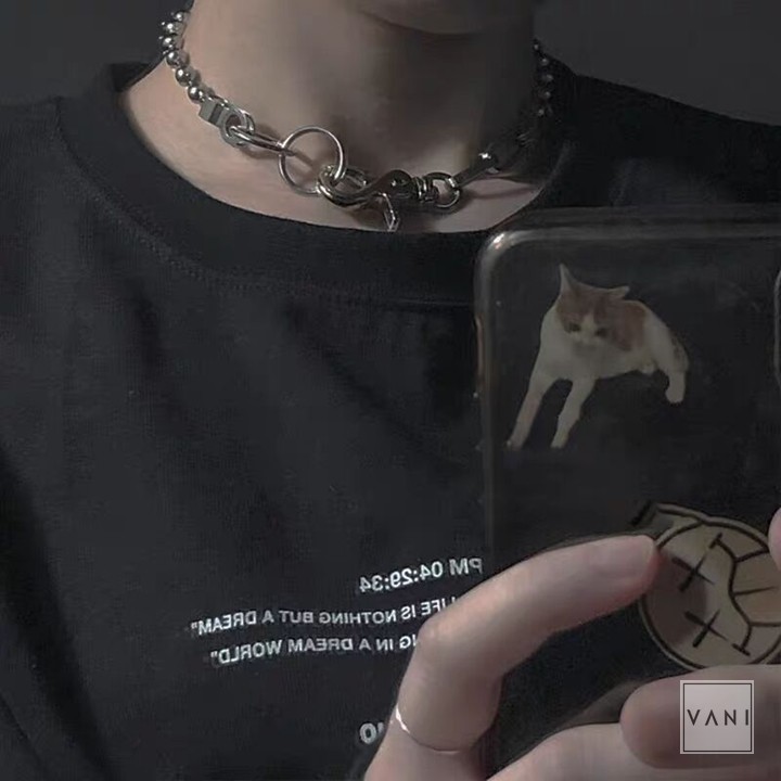 Choker, Dây Chuyền Bi Lớn Khóa Chốt Độc Đáo, Cá Tính - Vani Store [TS000415-O203]