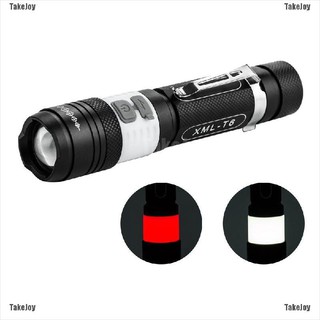 20000lm usb rechargeable t6 led 3mode mini flashlight sports outdoors light lamp