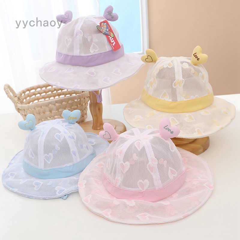 Nón Tai Bèo Phối Lưới Thời Trang Mùa Hè Dễ Thương Cho Bé