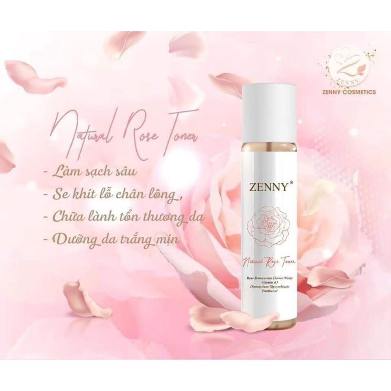 [CHÍNH HÃNG]Nước hoa hồng zenny, toner zenny