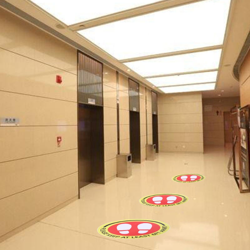 Set 5 Miếng Dán Đánh Dấu Giữ Khoảng Cách Đứng An Toàn