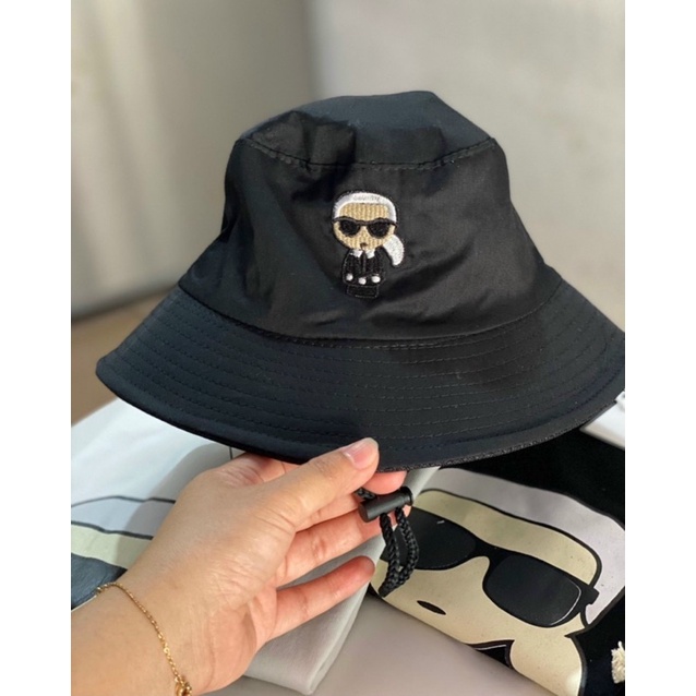 Mũ vành cho bé phong cách thời trang Karl mềm mại