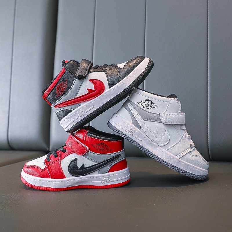 Giầy thể thao trẻ em - Giày bốt cao cổ cho bé trai bé gái siêu nhẹ KIKE quai dán hàng Quảng Châu cao cấp [JK68]