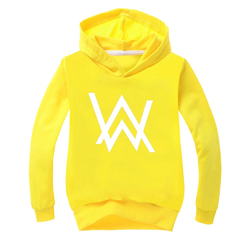 Áo Hoodie Dài Tay In Hình Alan Walker Thời Trang Dành Cho Trẻ Nhỏ