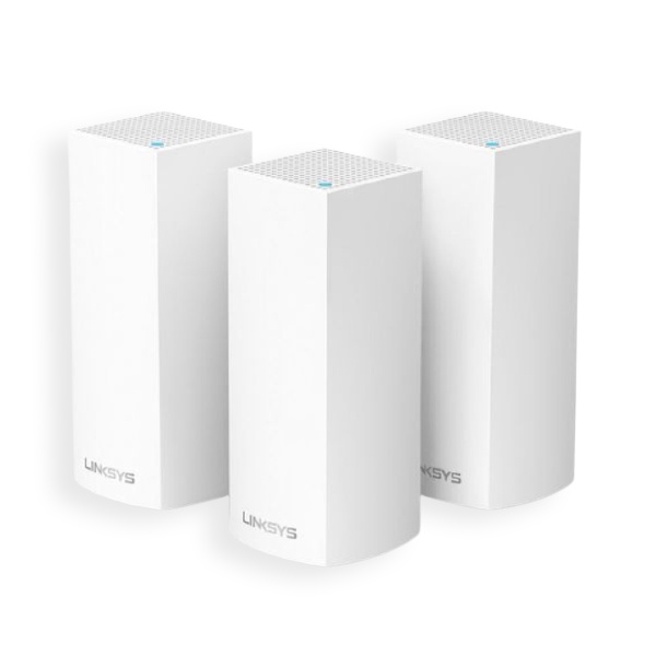 Bộ phát wifi Linksys Velop WHW0301 – WHW0303 - Router mesh wifi 6 chuẩn AC2200 - 3 băng tần