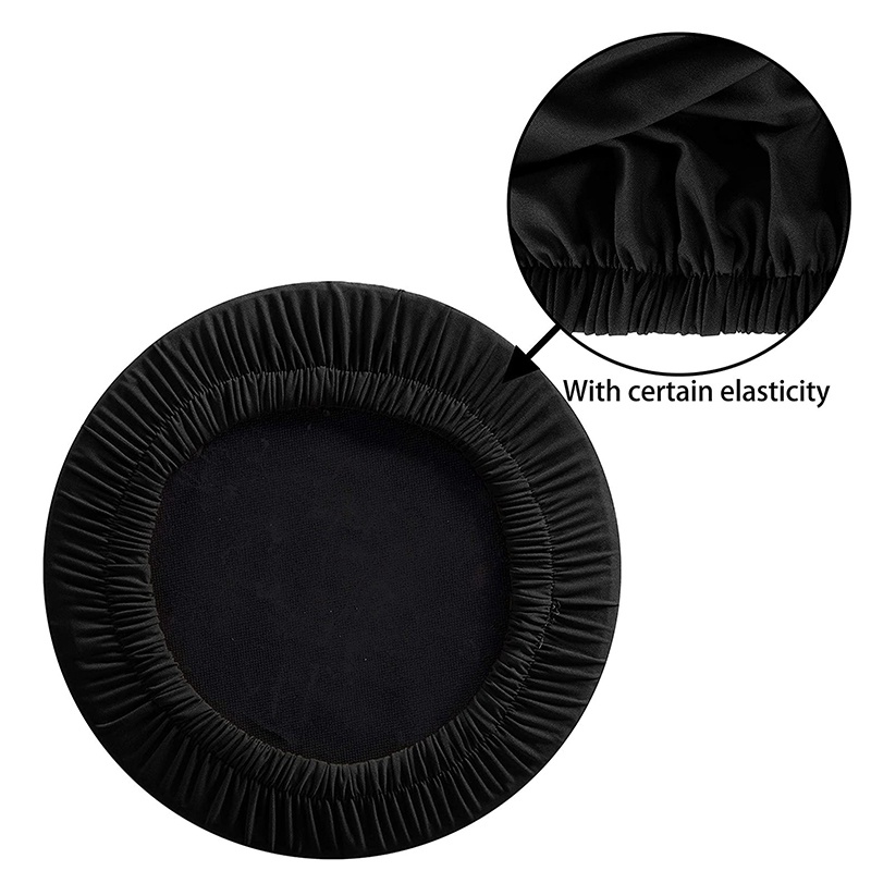 Set 4 Vỏ Bọc Ghế Đẩu Hình Tròn 12-14 inch Siêu Mềm Co Giãn Giặt Được