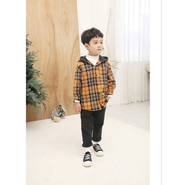 Quần dài kaki Petite túi xéo trai gái