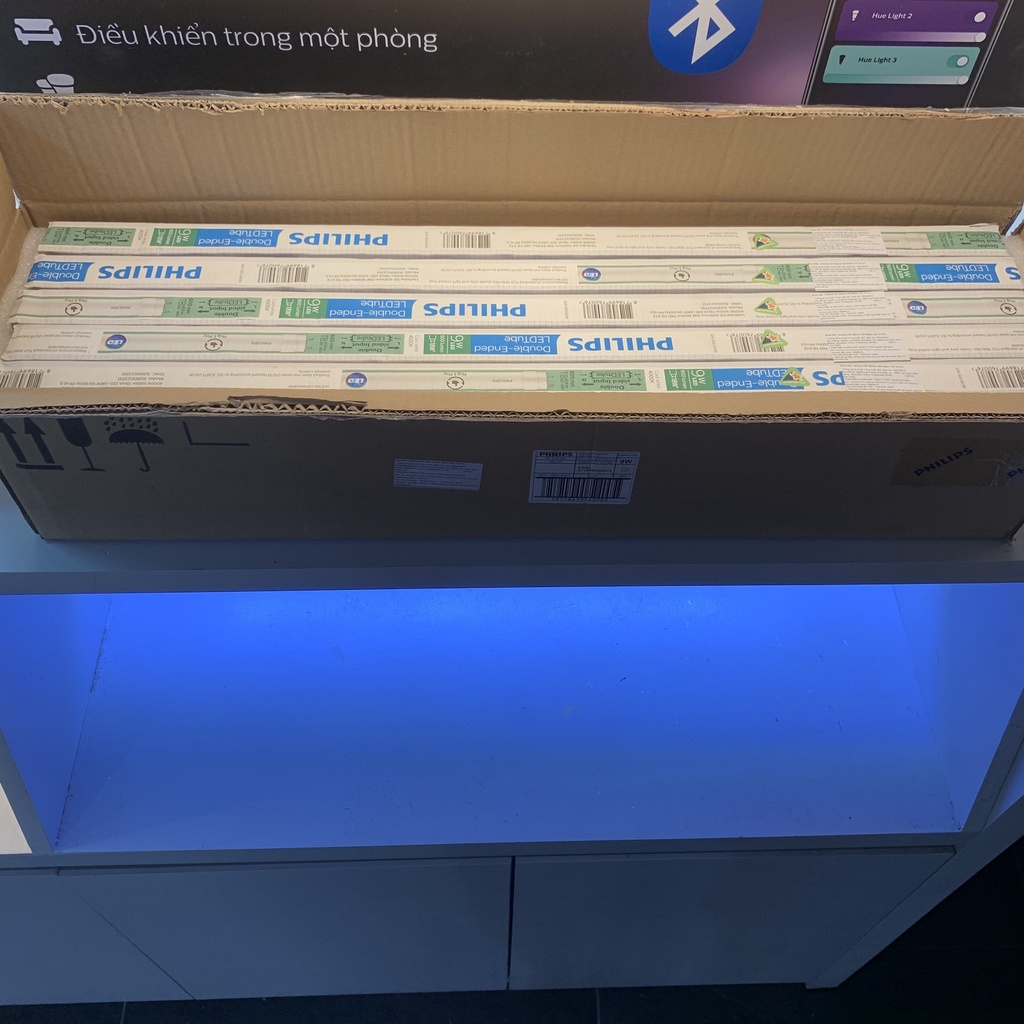 Bóng Đèn Tuýp Ngắn LED DE 600mm 9W Dùng Điện 2 Đầu Ánh Sáng Trắng Bảo Hành 1 Năm