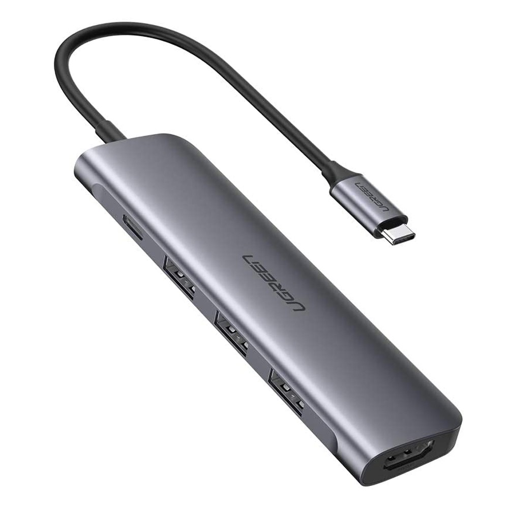 Cáp USB Type C to HDMI, Hub USB 3.0 cao cấp Ugreen 50209 - Hàng Chính Hãng