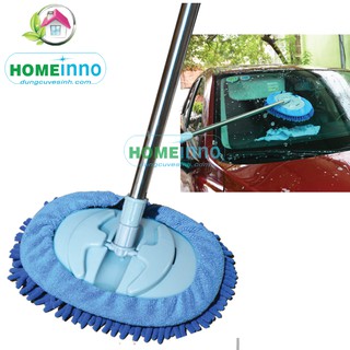 Cây Chổi Lau Rửa Xe Hơi, Ô tô, Vách Tường Homeinno Cán Dài 1m4/2m/3m