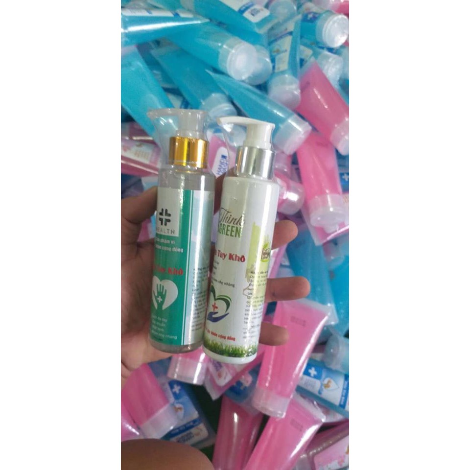 Gel rửa tay khô 200ml kháng khuẩn, sạch thơm