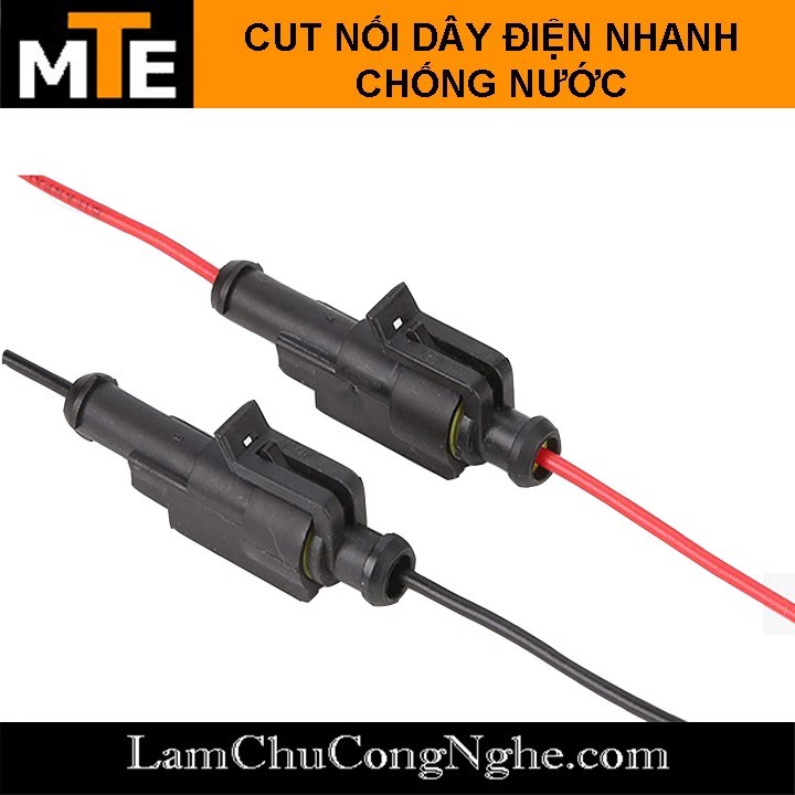 Cặp jack nối dây điện 1P, 2P, 3P, 4P chống nước dùng cho xe máy, xe hơi ô tô