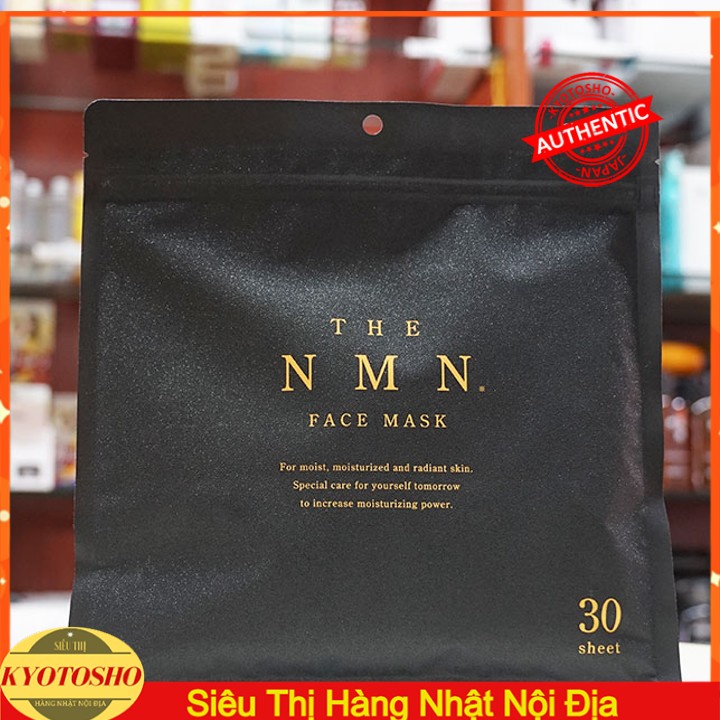 Mặt Nạ Tế Bào Gốc Nâng Cơ Trẻ Hóa Da NMN Nhật Bản Bịch 30 Miếng