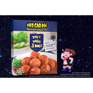 Thịt viên 3 phút Heo Cao Bồi 200g