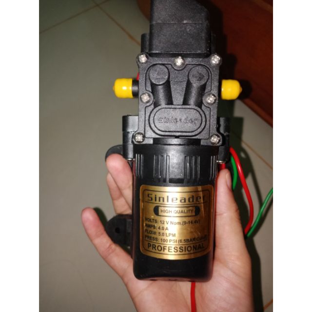 BƠM TĂNG ÁP MINI 12V, TỰ NGẮT ZQ-2203 CHẤT LƯỢNG CAO