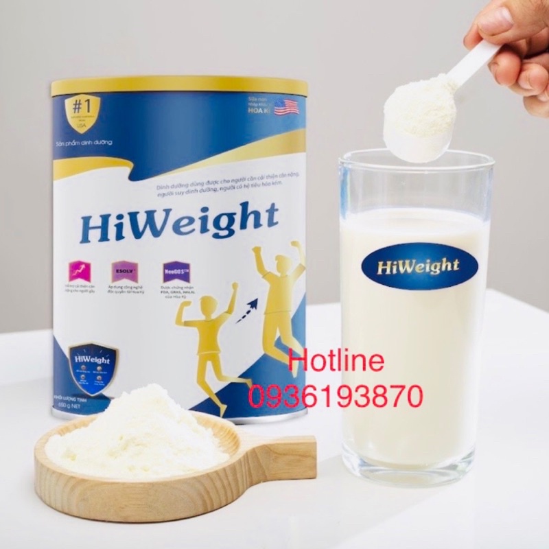 ✅ SỮA HiWeight  [CHÍNH HÃNG] ❤️ HiWeight Sữa Tăng cân chính hãng Hoa Kỳ