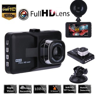 Bộ camera hành trình góc quay rộng 170 độ màn hình cỡ 3.0