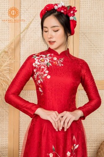 mấn xoắn đính hoa