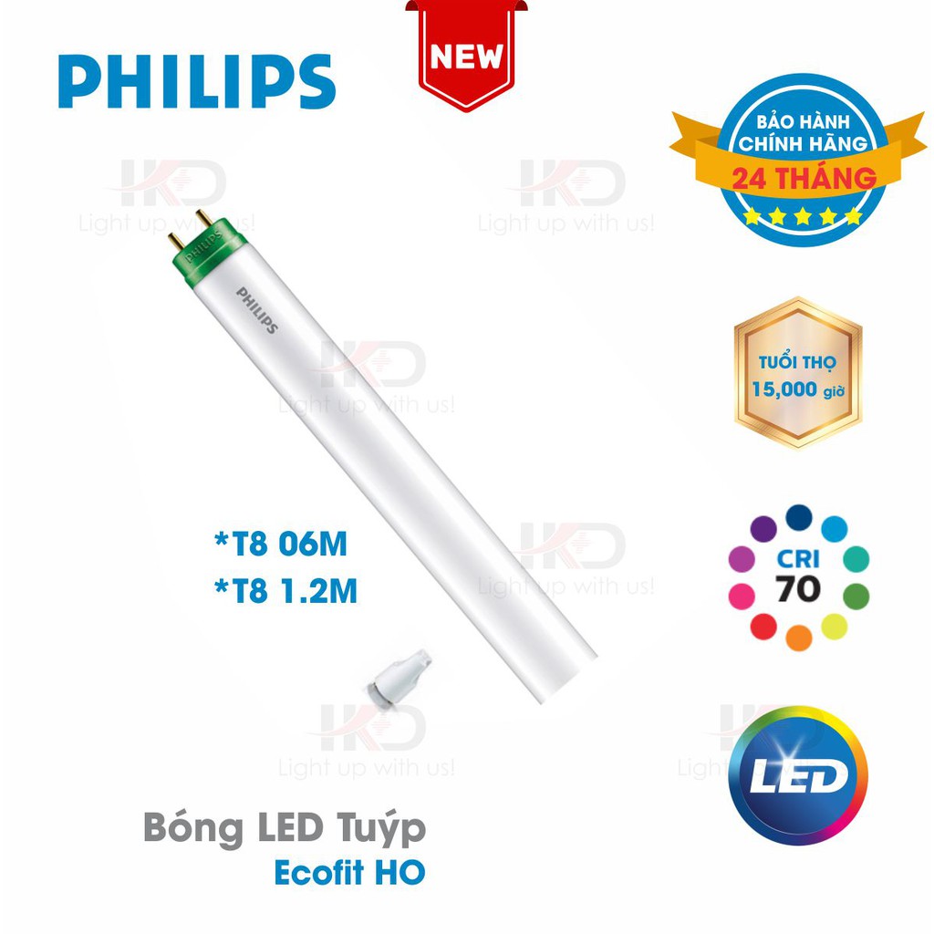 Bóng LED Tuýp T8 PHILIPS Ecofit HO 10W/ 20W - [HÀNG CHÍNH HÃNG] - Thay thế bóng tuýp huỳnh quang