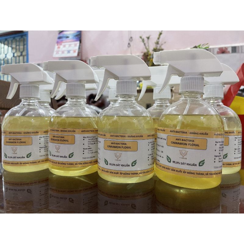 Tinh dầu xịt sát khuẩn Hương Quế  500ml,1Lit | BigBuy360 - bigbuy360.vn
