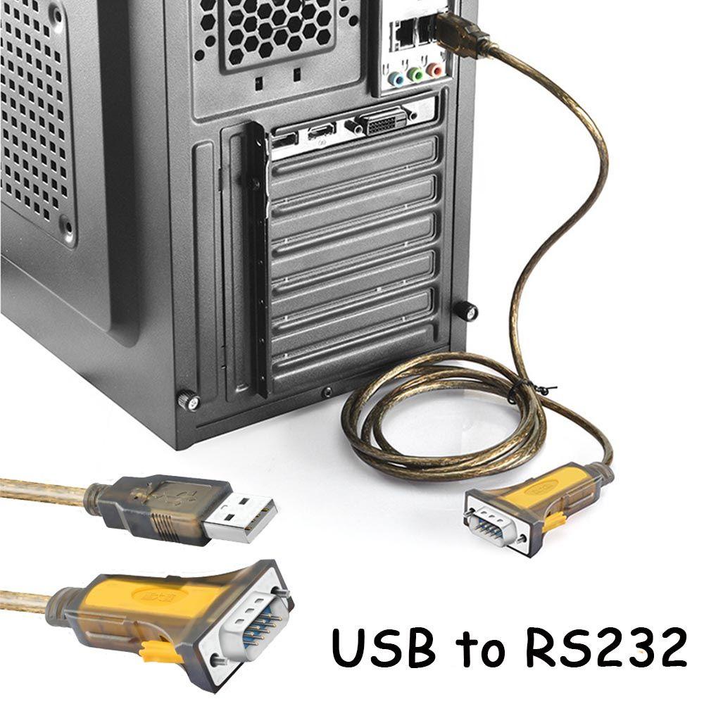 Dây Cáp Chuyển Đổi Cổng USB Sang RS232 Hỗ Trợ Windows COM