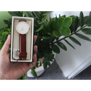 Đồng hồ Dw classic nam 40mm kèm Charm trái tim rose gold chính hãng