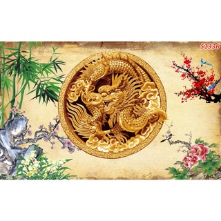 Tranh Dán Tường Phòng Thờ Trang Trọng Kích Thước Yêu Cầu 170x100 MS 51336