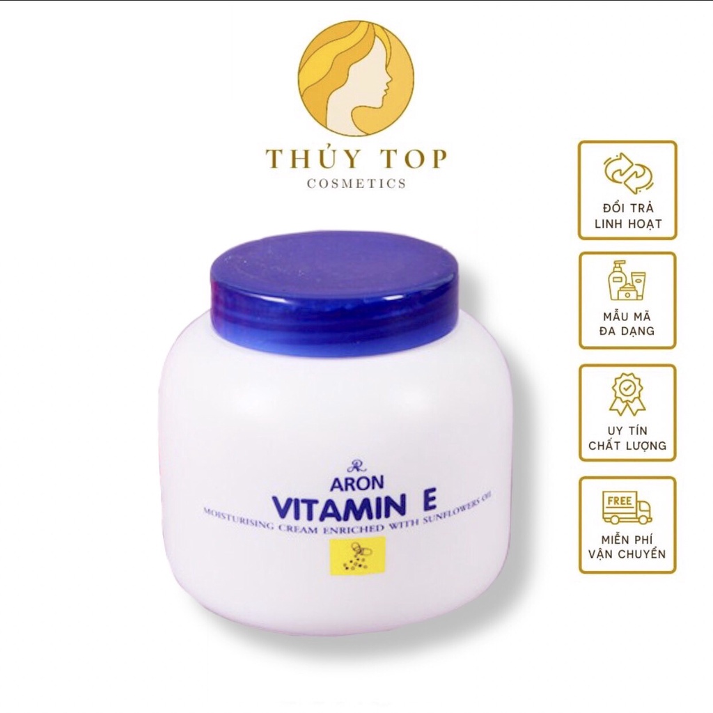 Kem vitamin E Thái Lan dưỡng ẩm. Kem dưỡng ẩm vitamin E bổ sung độ ẩm cho da dưỡng da trắng hồng