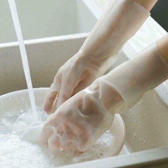 Găng tay cao su, găng tay rửa bát, găng tay làm vườn hình hươu siêu dai, siêu bền, không thấm nước
