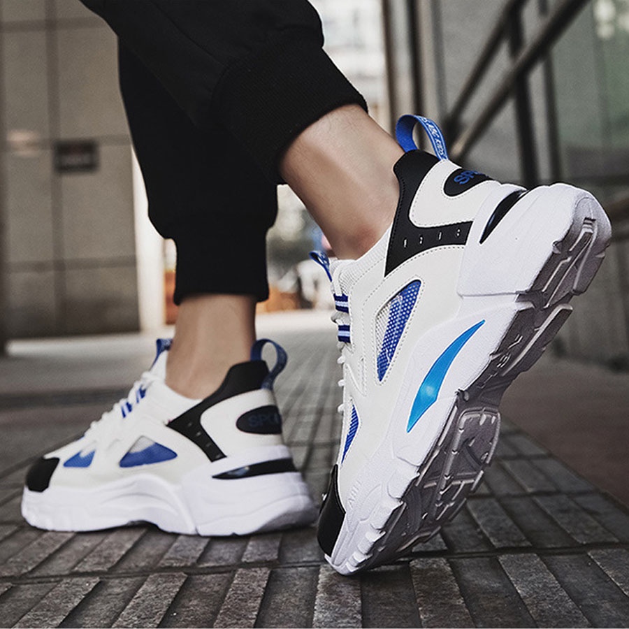 Giày sneaker nam đế độn D554 shop ĐỊch Địch chuyên giày nam đẹp | BigBuy360 - bigbuy360.vn