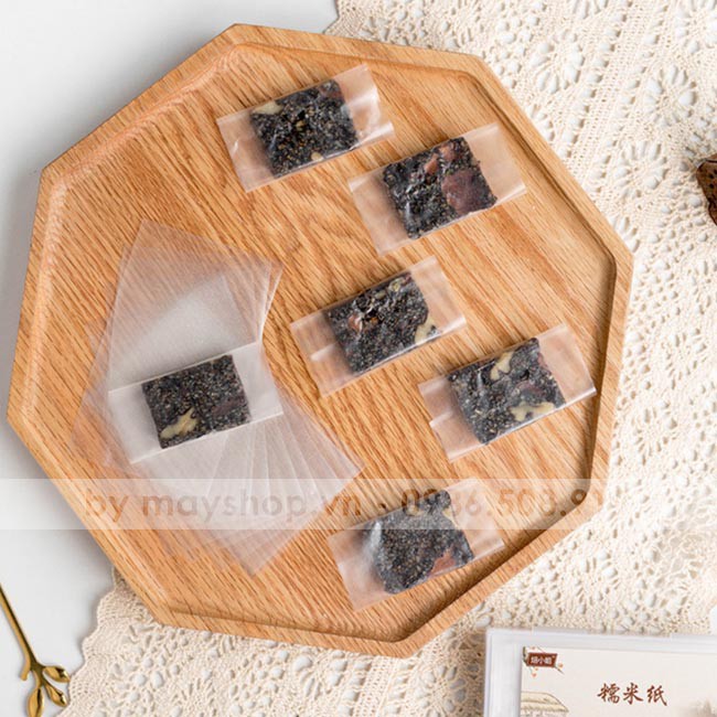 Giấy gạo gói kẹo Nougat (500 tờ)