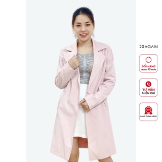 Áo blazer nữ 20AGAIN áo vest khoác ngoài phong cách mùa thu đông KKA0743