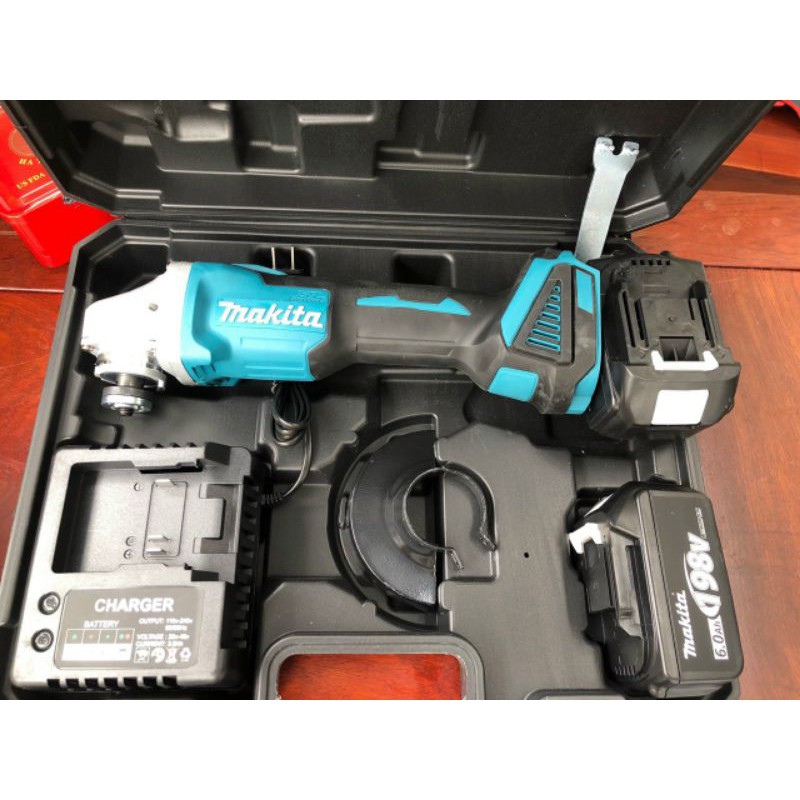Máy Mài Pin Makita 198V-199V Động Cơ Không Chổi Than- 3 Tốc Độ-2 Pin 10 Cell