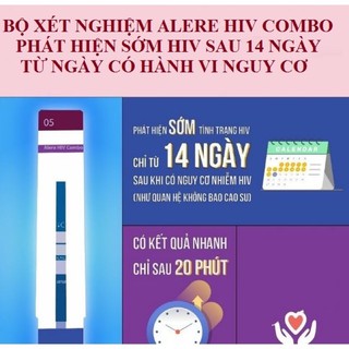 BỘ Xét Nghiêm HIV Giang Mai Phát Hiện Sớm Sau 14 Ngày Alere HIC COMBO NHẬP KHẨU