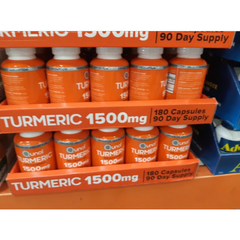 [Date 2/2025] Viên uống tinh chất nghệ Qunol turmeric 1500mg 180 viên