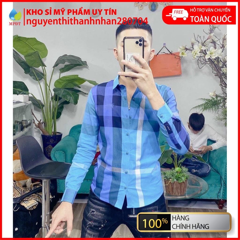 Áo sơ mi - Áo sơ mi BurBeRi cao cấp ,mềm mịn, thấm hút mồ hôi, form trẻ trung | BigBuy360 - bigbuy360.vn