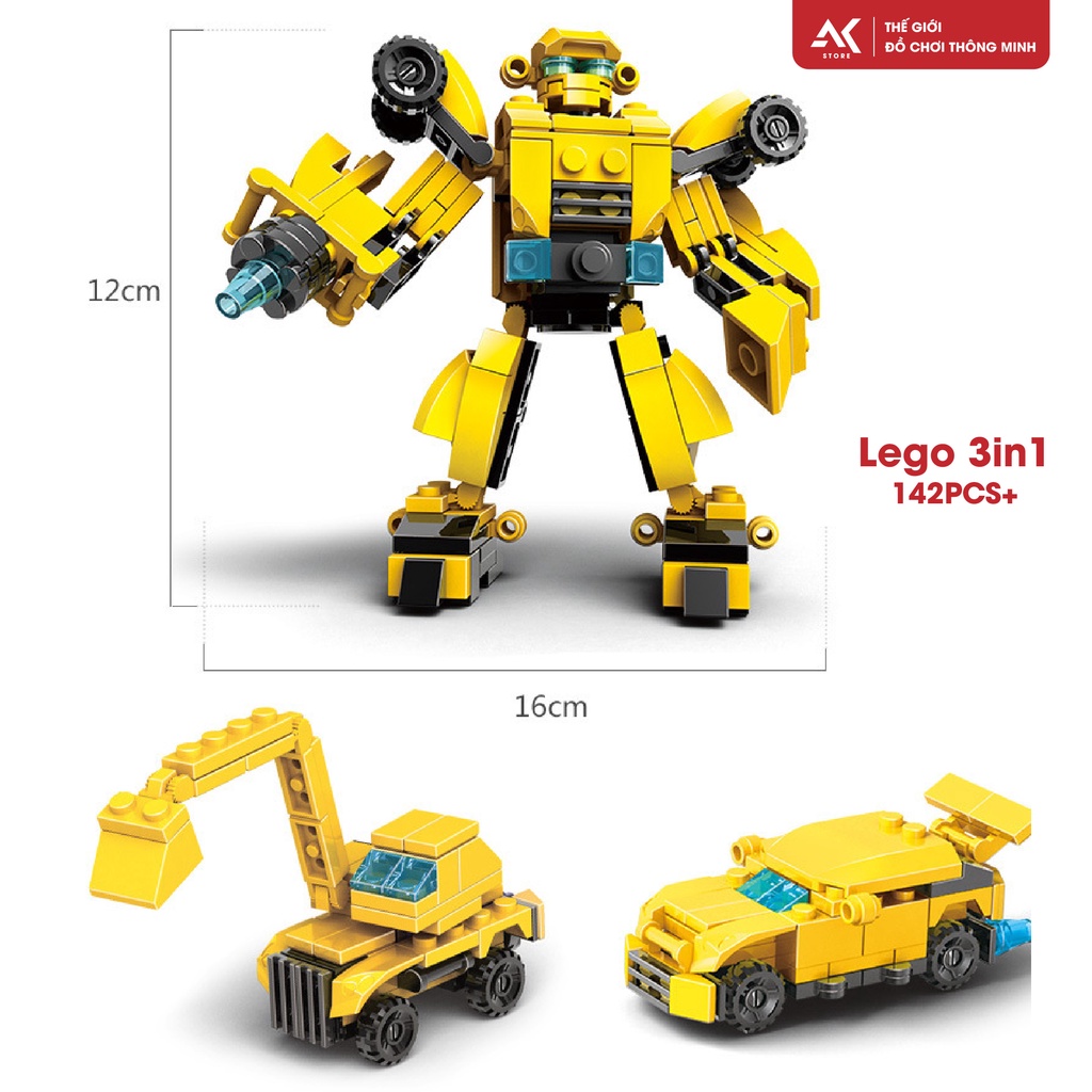 Đồ Chơi Lắp Ráp Mô Hình Robot Kỹ Thuật Cơ Khí Biến Dạng King Kong Qingtian Đồ Chơi Giáo Dục Thông Minh Cho Bé