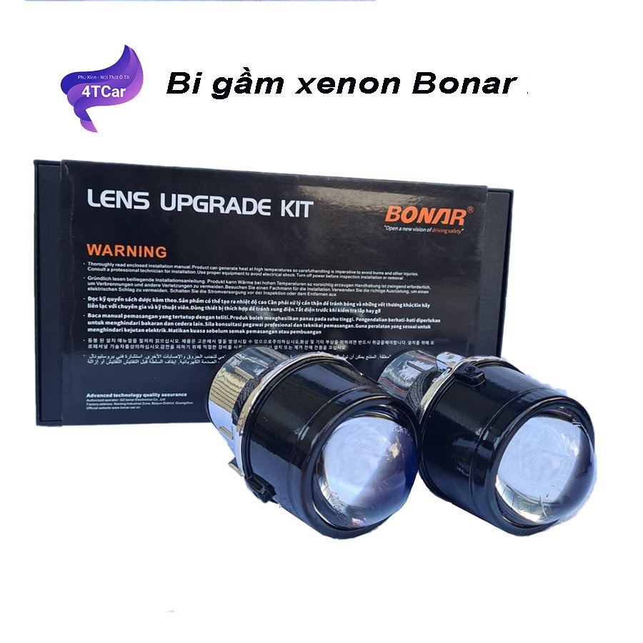 BI GẦM XENON Ô TÔ GÓC RỘNG BORNA -2 CHẾ ĐỘ COS PHA - PHÂN PHỐI BỚI 4TCAR