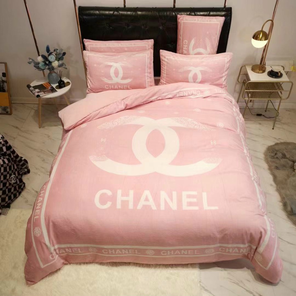 Bộ 4 Món Chăn Ga Gối Nỉ Nhung Thương Hiệu Nhập Khẩu Cao Cấp - Meo Meo Bedding