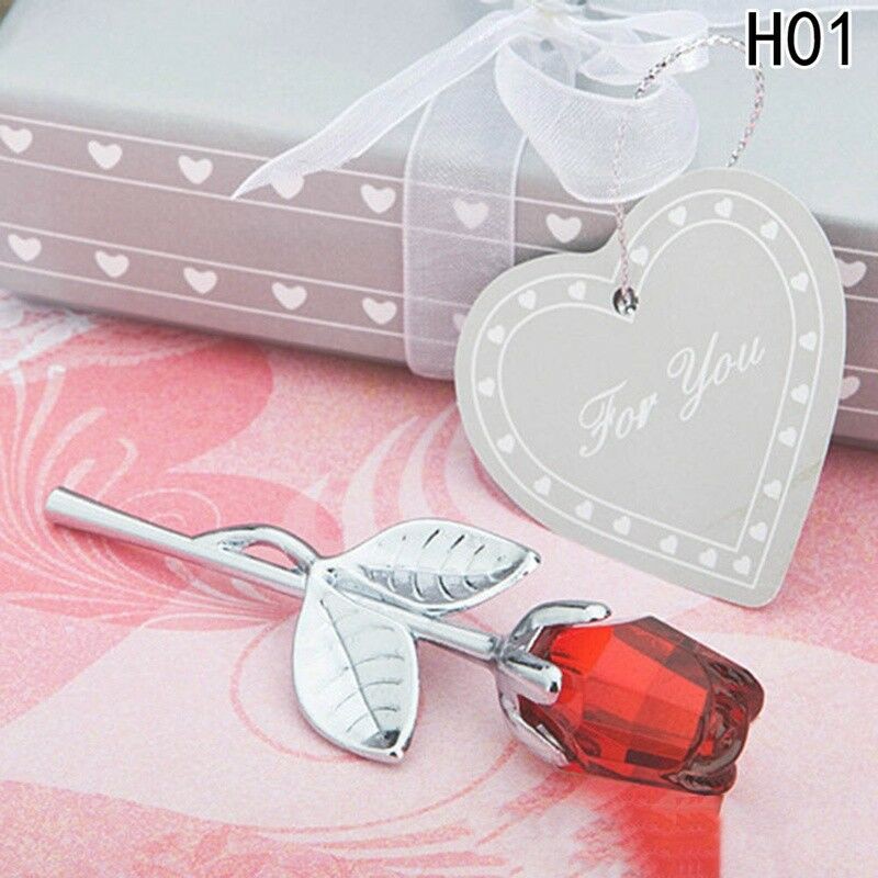 Hoa Hồng Pha Lê Tinh Tế Dùng Làm Quà Tặng / Trang Trí Sinh Nhật / Đám Cưới / Valentine