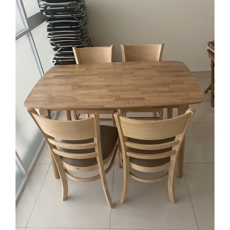 Bộ bàn ăn 4 ghế, bàn ăn cabin sang trọng dành cho gia đình giá rẻ