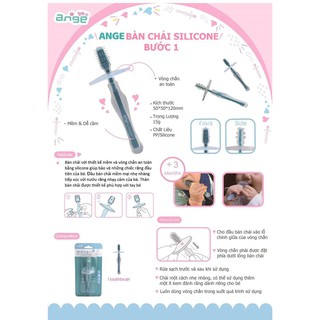 Bàn chải silicone cho bé Hàn Quốc