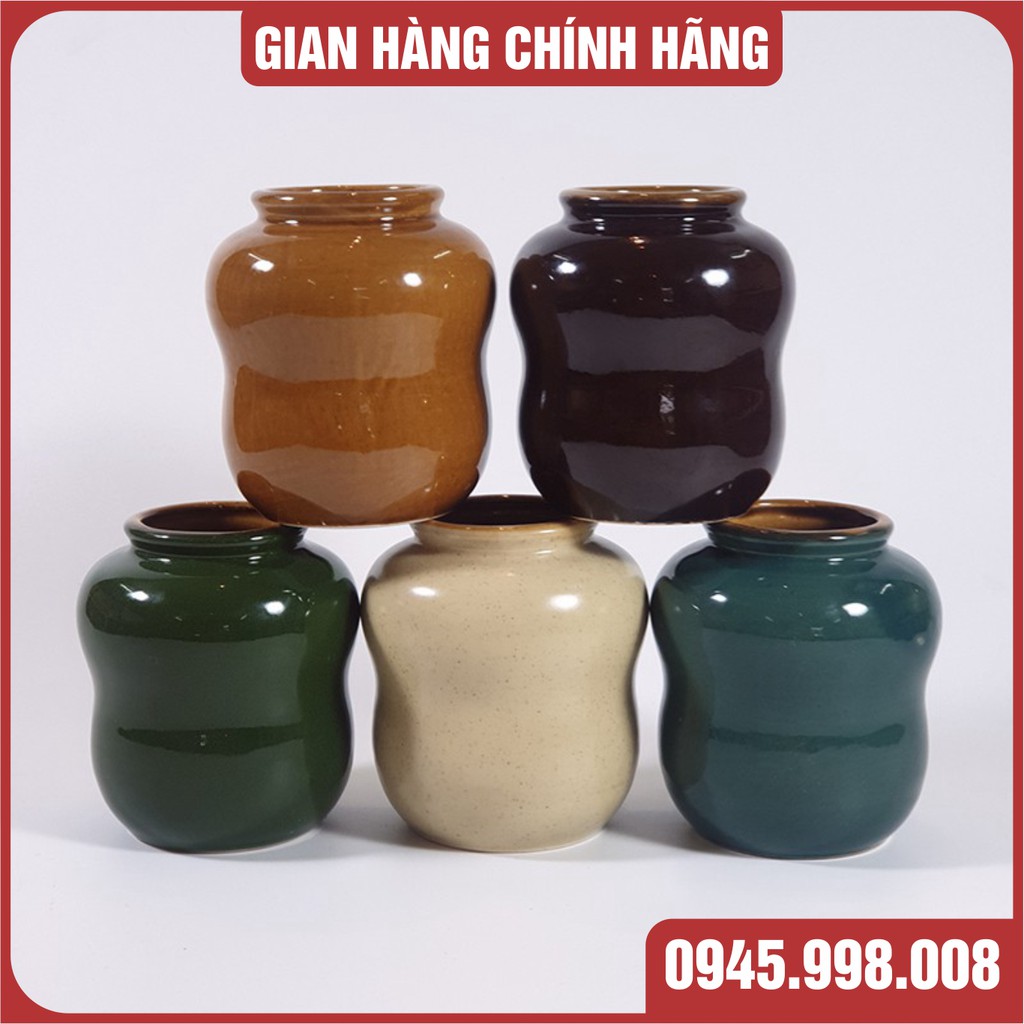 Lu bia đẹp-độc-lạ giá xưởng dung tích 400ml, hàng gốm BÁT TRÀNG cao cấp - XƯỞNG GỐM VIỆT